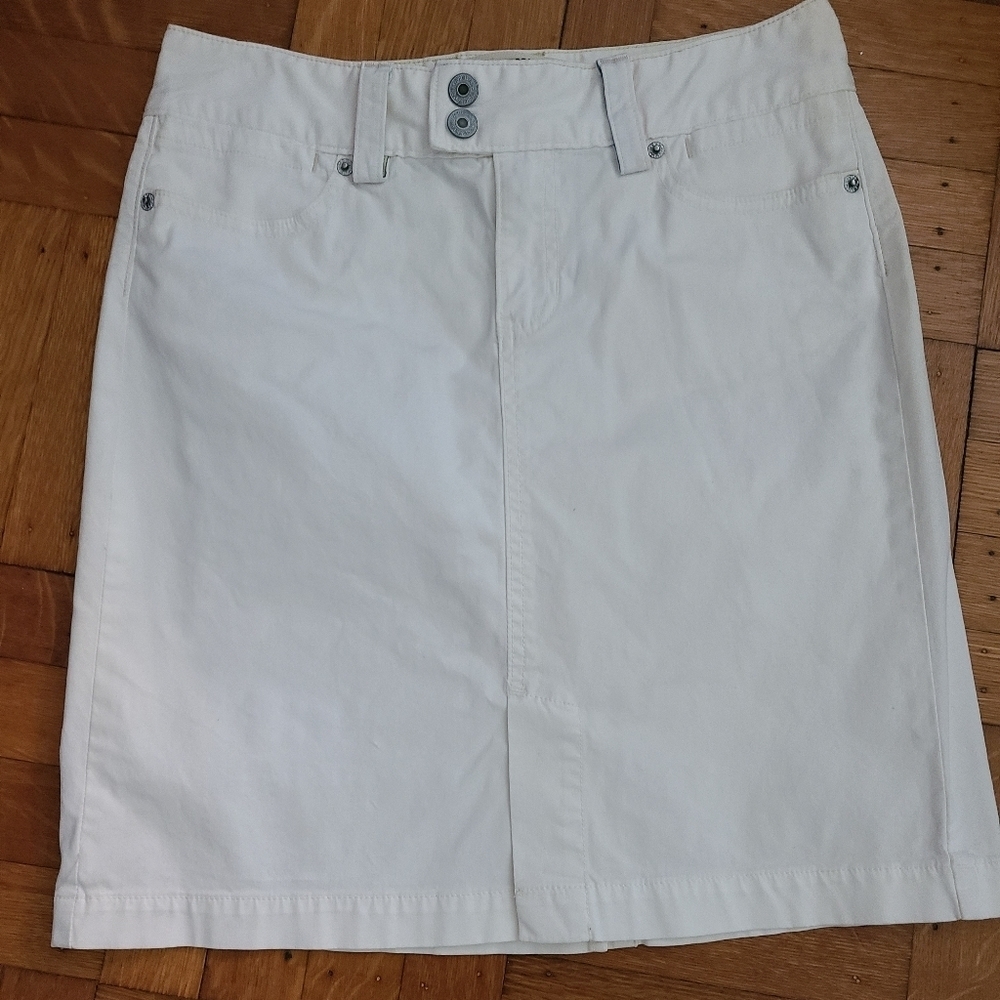 Vintage Gap jeans white skirt Hp🔥🔥🔥